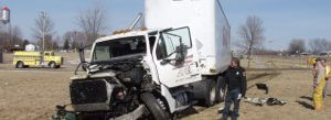 Car Accident Caused by Truck Driver